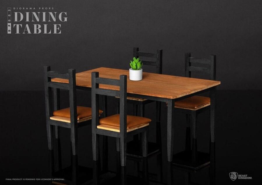 Beast Kingdom Toys Diorama Props Series Dining Table Set Action Figuur: accessories