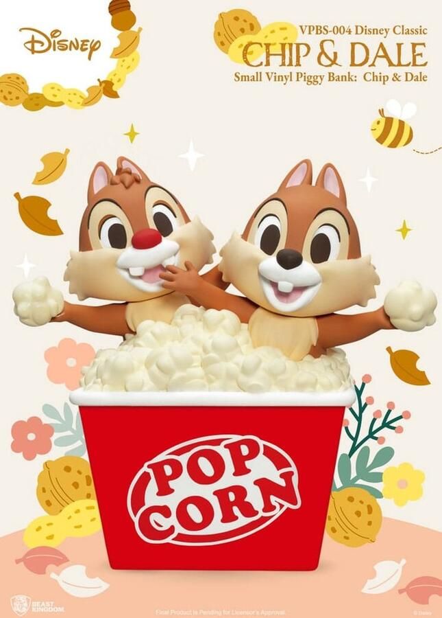 Beast Kingdom Toys Disney Piggy Vinyl Bank Chip & Dale 24 cm Banks