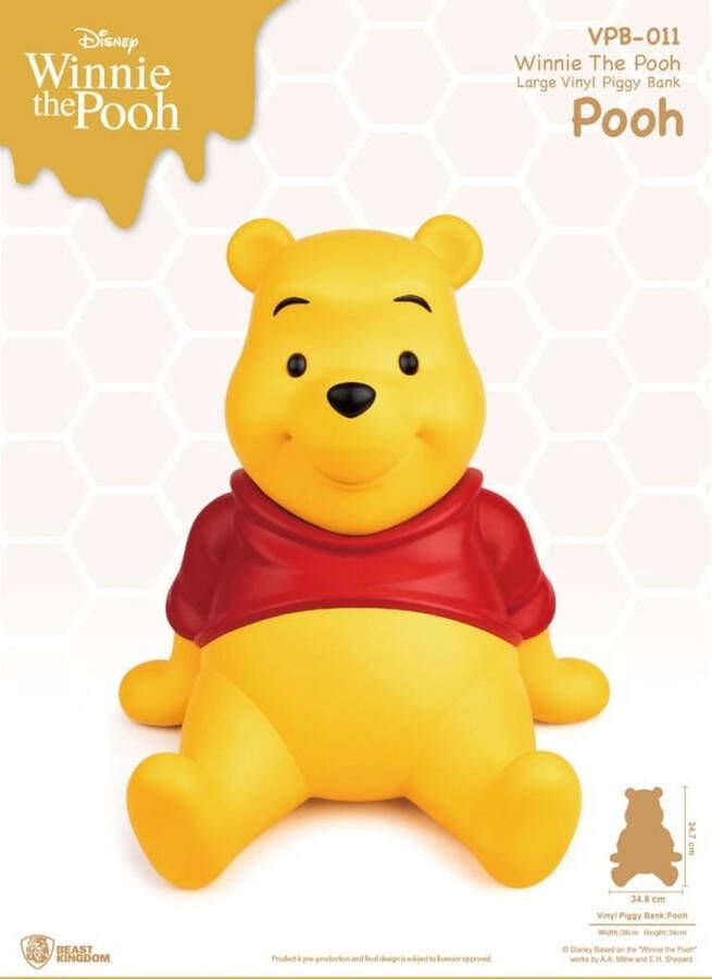 Beast Kingdom Winnie The Pooh Piggy Vinyl Bank Winnie 35 cm