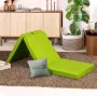 Beautissu Comfort – Logeermatras Opvouwbaar Matras 195x60cm Groen – Gemiddeld - Thumbnail 1