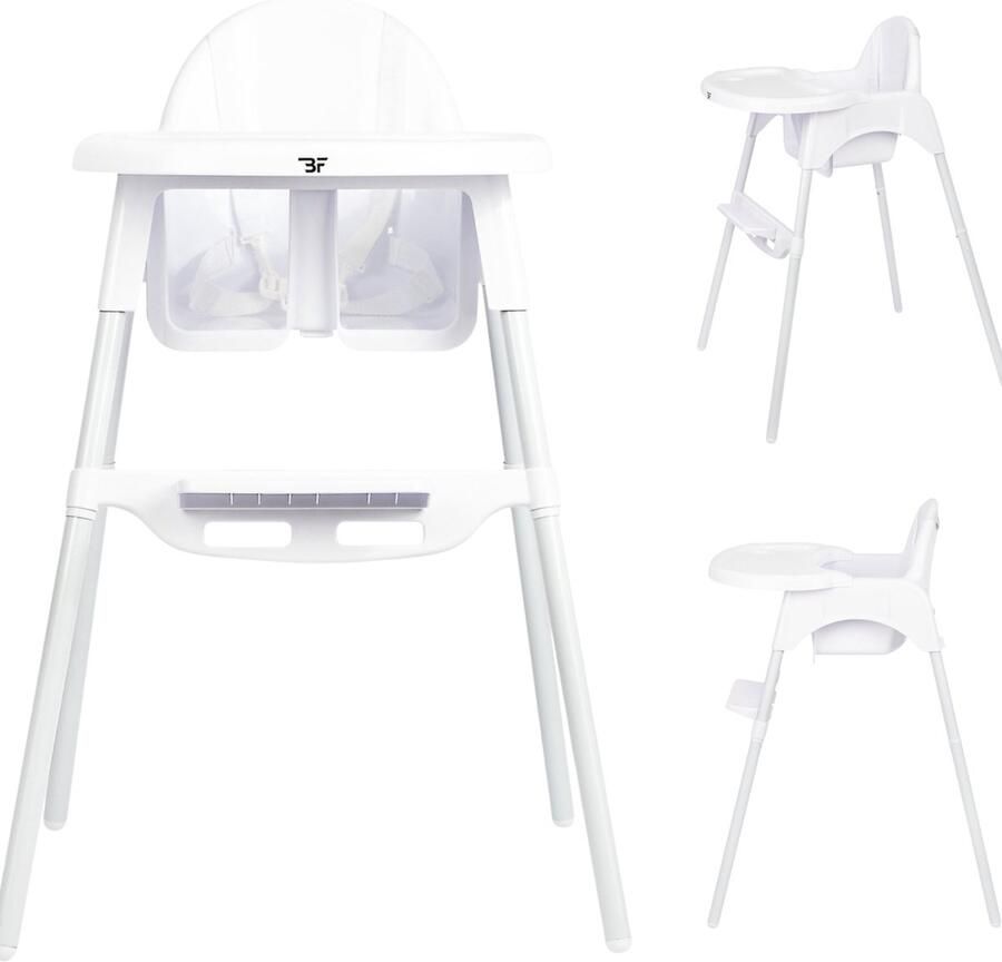 Bebies First Kinderstoel 3 In 1 Sella Wit