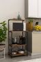 Beckenbau Magnetronkast Keukenrek Ovenkast Keuken Organizers Keukenkast voor Magnetron Metaal - Thumbnail 1