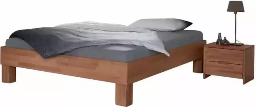Bed Box Holland Massief beuken houten bed Tarnovo Basic 180x210 Natuur gelakt