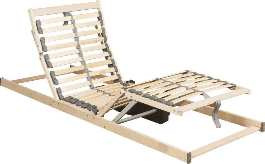 Bed Box Wonen Prunus lattenbodem 28 lats elektrisch 120x200 cm