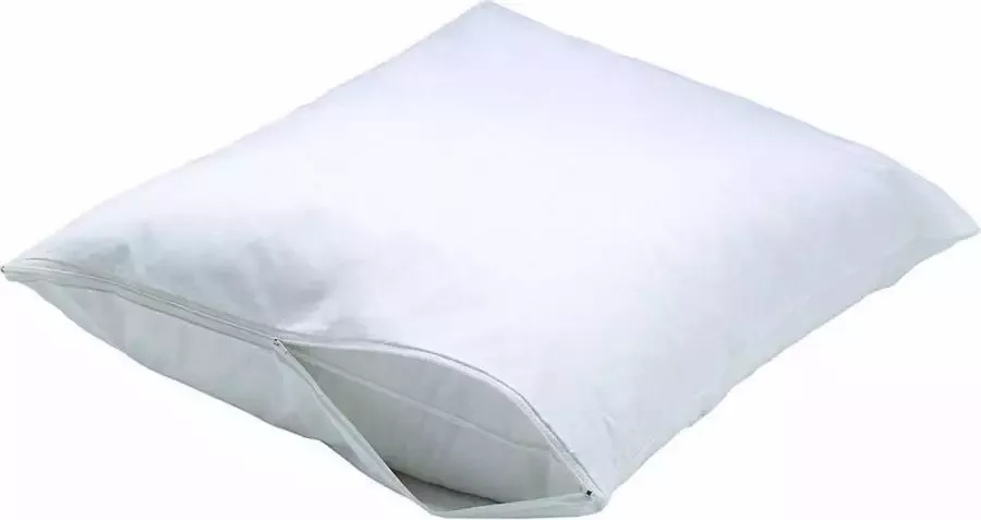 Bed Care Badstof Waterdichte Kussenbeschermer 60x70 cm Wit