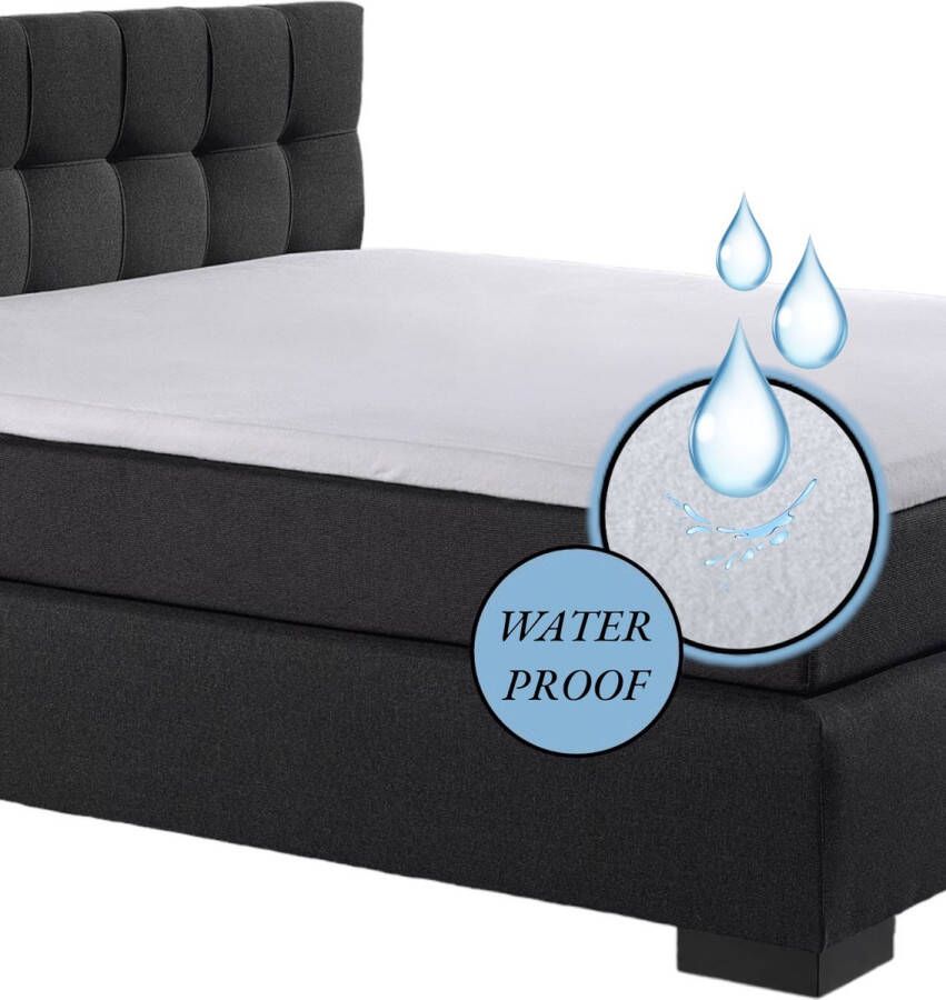 Bed Care Badstof Waterdicht Topper Hoeslaken 180x200 cm