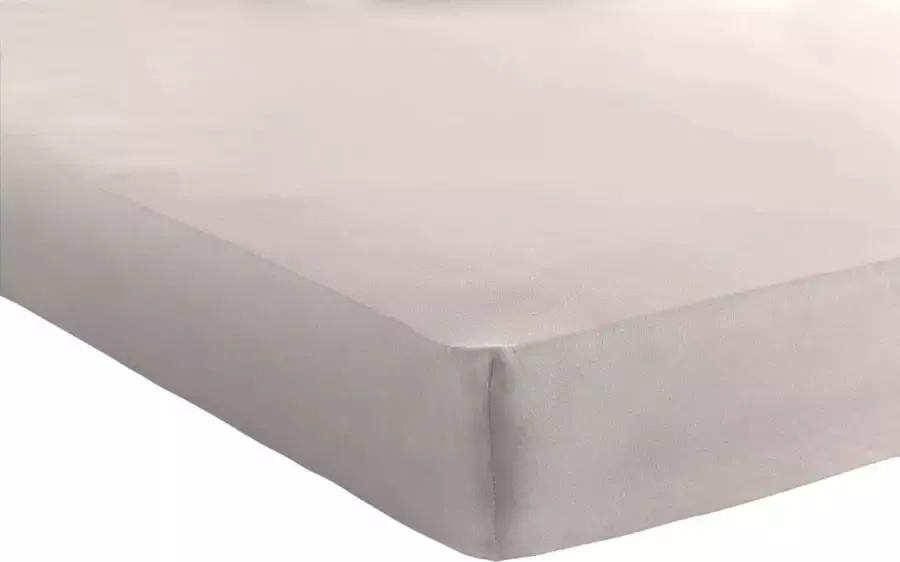 Bed Care Jersey Stretch Hoeslaken 160 180x200 100% Katoen 30CM Hoekhoogte Creme