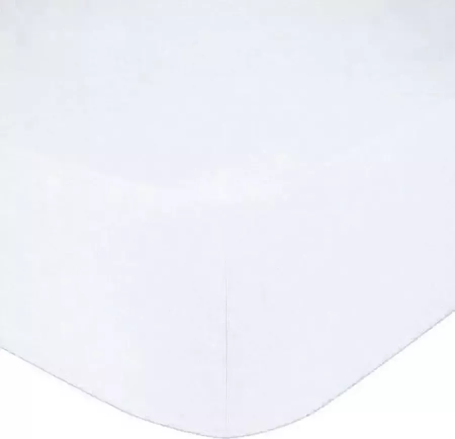 Bed Care Jersey Stretch Hoeslaken 160 180x200 100% Katoen 30CM Hoekhoogte Wit - Foto 2