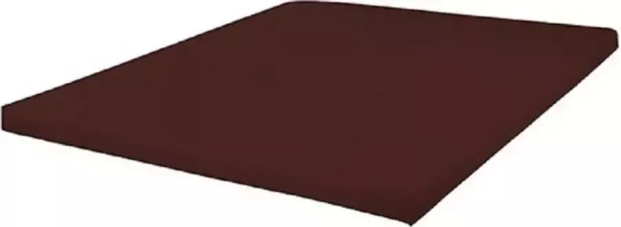 Bed Care Jersey Stretch Topper Hoeslaken 180x200 15CM Donker Bruin