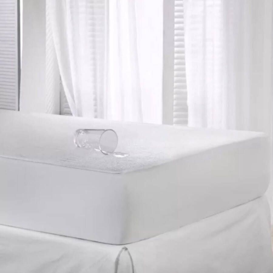 Bed Care Matrasbeschermer Waterdicht 200x220 +40 cm Waterbed Wasbaar & Sneldrogend Ademend & Vochtregulerend Elastiek Rondom