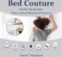 Bed Couture Hoogwaardige TENCEL™ Matrasbeschermer 100% Waterdicht Optimale Bescherming Ademend Antibacterieel 120x200 cm hoekhoogte 40cm met rondom elastiek - Thumbnail 2