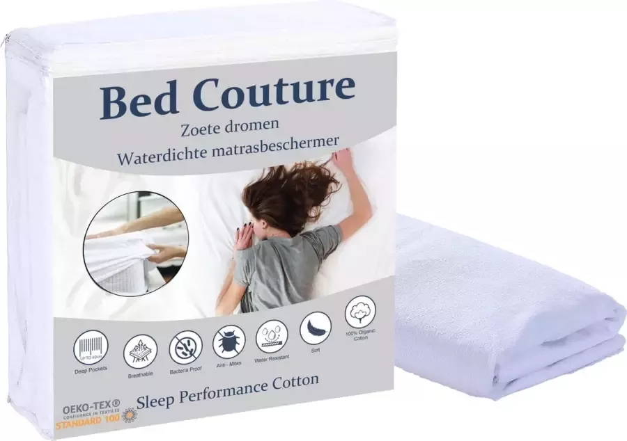 Bed Couture Matrasbeschermer Katoen 100% Waterdicht 100 x 200cm