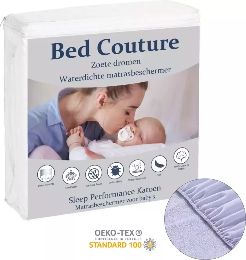 Bed Couture Matrasbeschermer Sleep Performance Katoen 70 x 140 cm