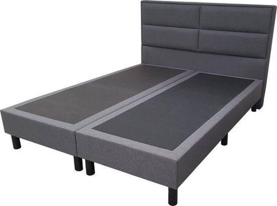 Bed4less Boxspring 160 x 200 cm Losse Boxspring Tweepersoons Antraciet