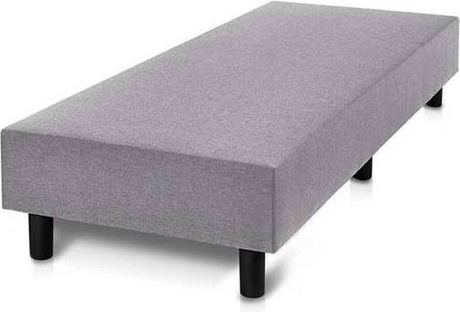 Bed4less Boxspring 80 x 200 cm Losse Boxspring Eenpersoons Grijs