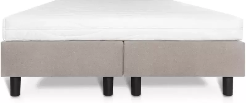 Bed4less Boxspring Student Basic Beige 140x200 cm Comfort Foam Matras