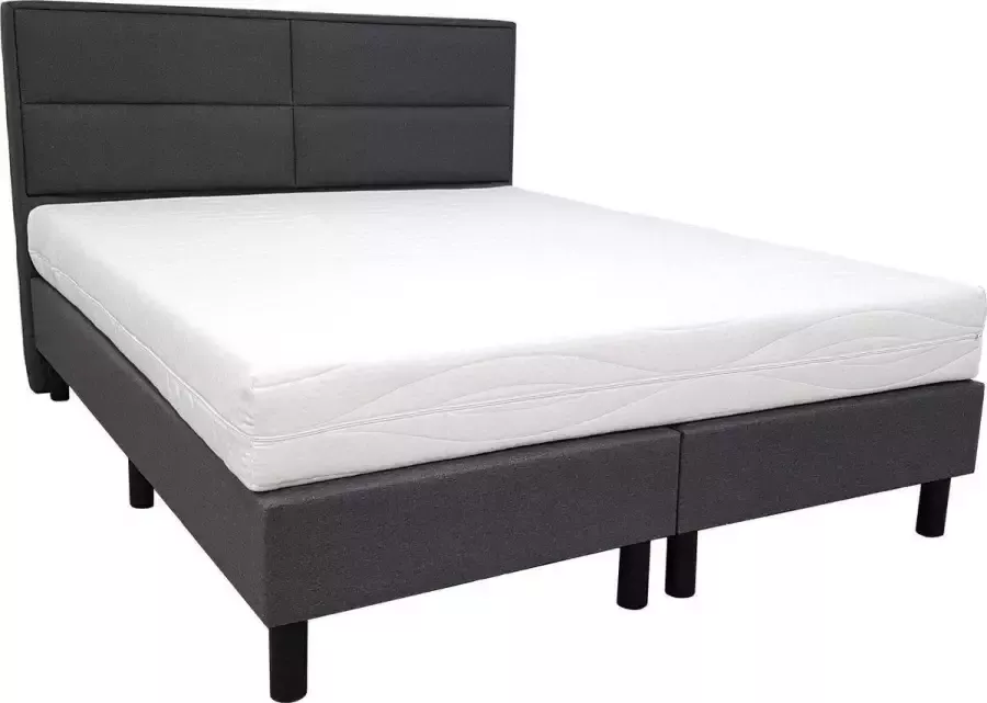 Bed4less Boxspringset Mercury 180x200cm 2-persoons met pocketvering matras