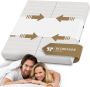 Bedbinder DeLuxe Matraswig Met Band Voorkom Schuivende Matrassen op uw Boxspring Bed Houdt Matras en Topper Stevig samen Matrasbeschermer Dé Liefdesbrug van - Thumbnail 1