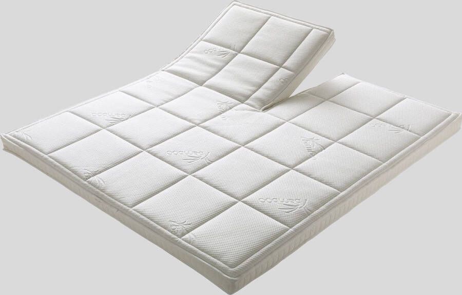 Bedden Amsterdam B.V . Splittopper SG45 HARD 10cm dik anti allergische afritsbare hoes wasbaar op 30 graden Oeko-Tex standard 100 gecertificeerd 180x220