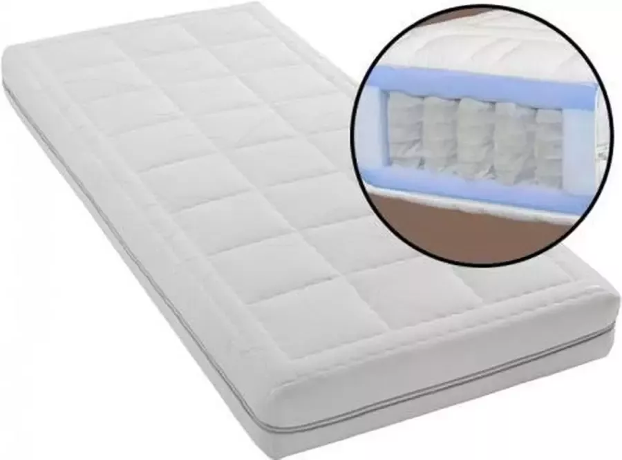 Bedden Amsterdam Pocketvering koudschuim HR55 stevig 30cm dik – Pocket XXL HR55 30cm Matras Pocketvering Koudschuim HR55 XXL stevig 140x200
