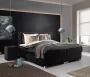 Beddenhut Hotel Edition 180 x 200 Zwart Complete boxspring + Traagschuim matras & Traagschuim topper - Thumbnail 2