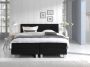 Beddenhut Hotel Edition 180 x 200 Zwart Complete boxspring + Traagschuim matras & Traagschuim topper - Thumbnail 1