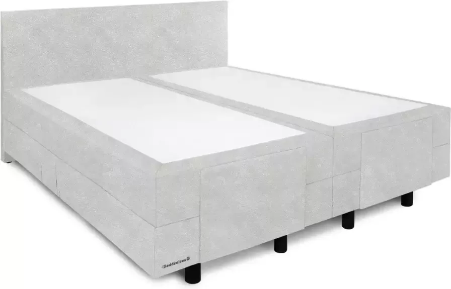 Beddenleeuw B.V. Beddenleeuw Elektrische Boxspring Sophia 180x200 Incl. Hoofdbord + Matras Zwart