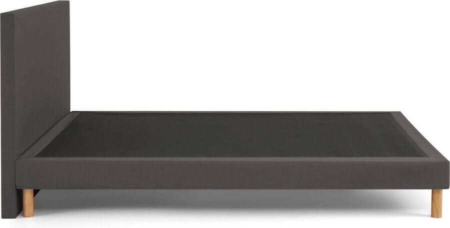 Beddenreus Basic Bed Ease inclusief hoofdbord 120 x 200 cm donkergrijs