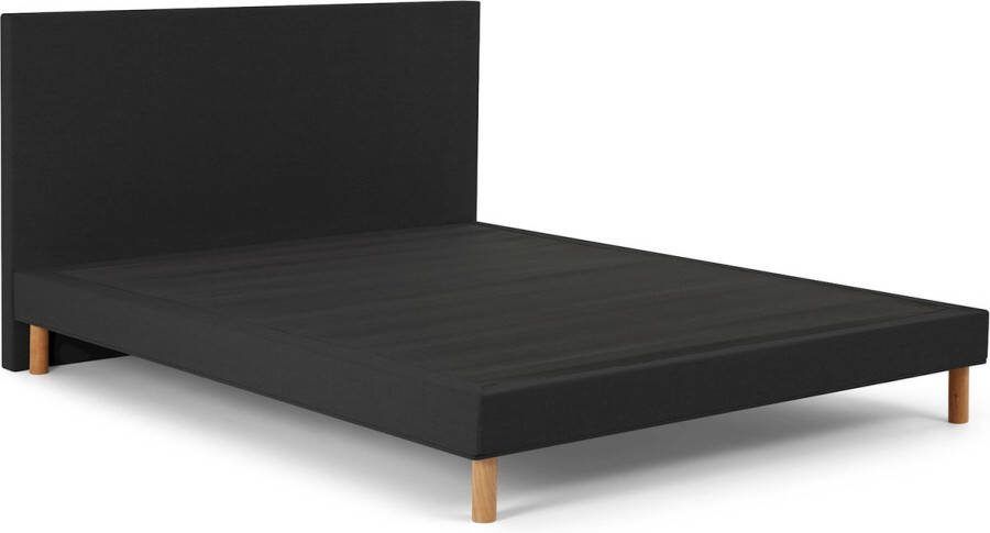 Beddenreus Basic Bed Ease inclusief hoofdbord 120 x 200 cm zwart - Foto 1
