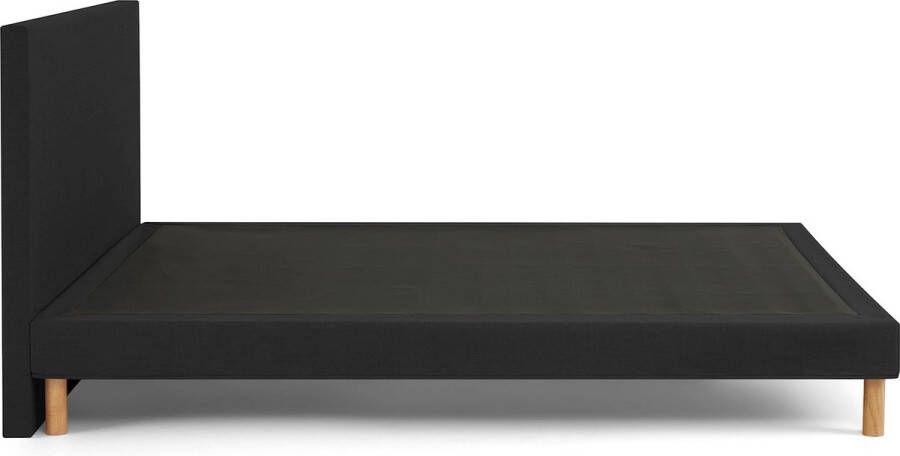 Beddenreus Basic Bed Ease inclusief hoofdbord 140 x 200 cm zwart