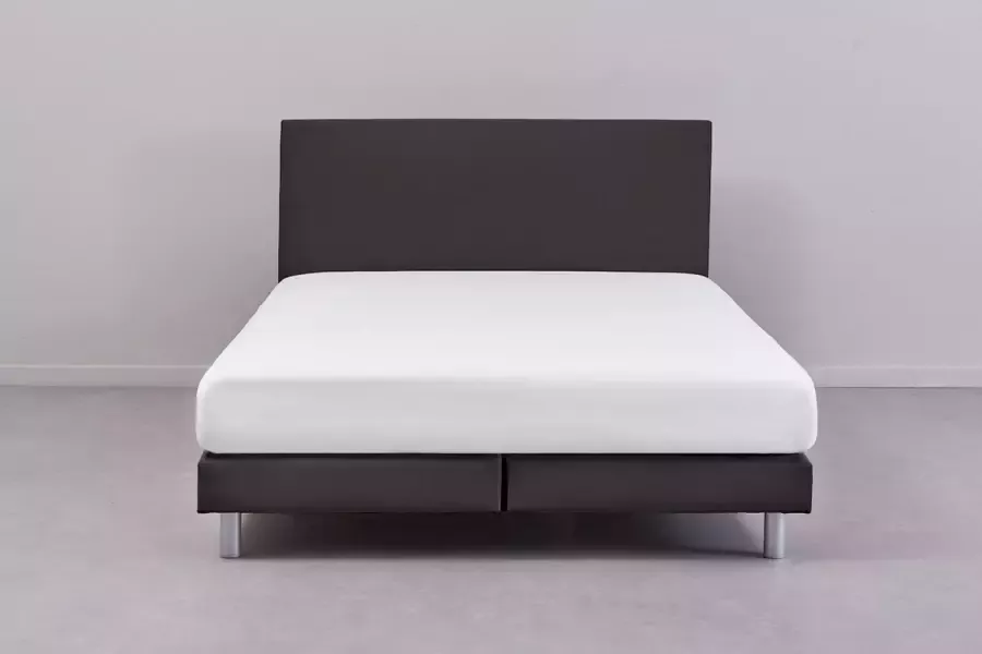 Beddenreus Basic Beddenreus Box Colorado met pocketveermatras Comfort X1000 90 x 200 cm donkergrijs