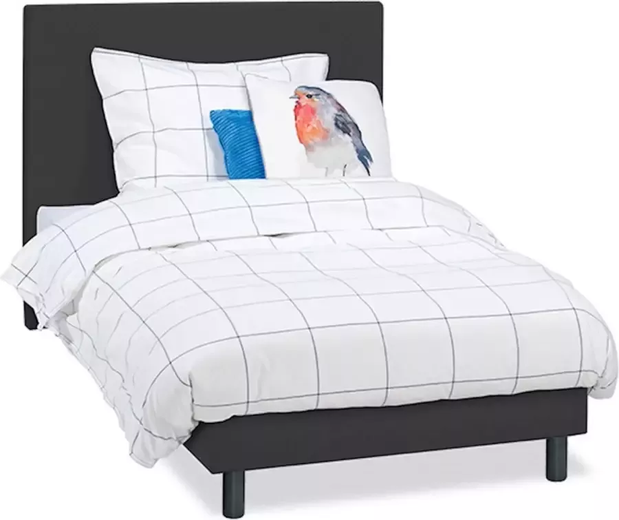 Beddenreus Basic Beddenreus Colorado Complete Boxspring met Polyether Matras 90x200 cm Zwart - Foto 2