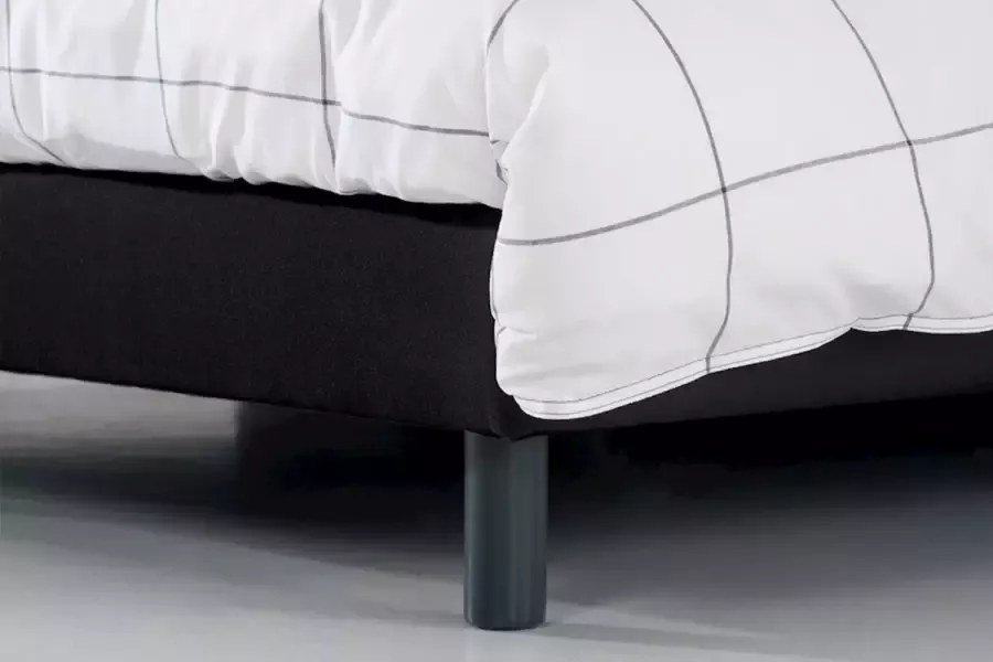 Beddenreus Basic Beddenreus Colorado Complete Boxspring met Polyether Matras 90x200 cm Zwart