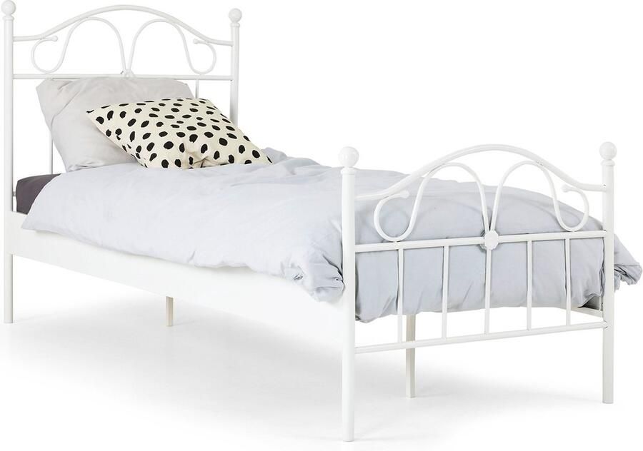 Beter Bed Beddenreus Quincy Metalen Bedframe 90x200 cm Wit