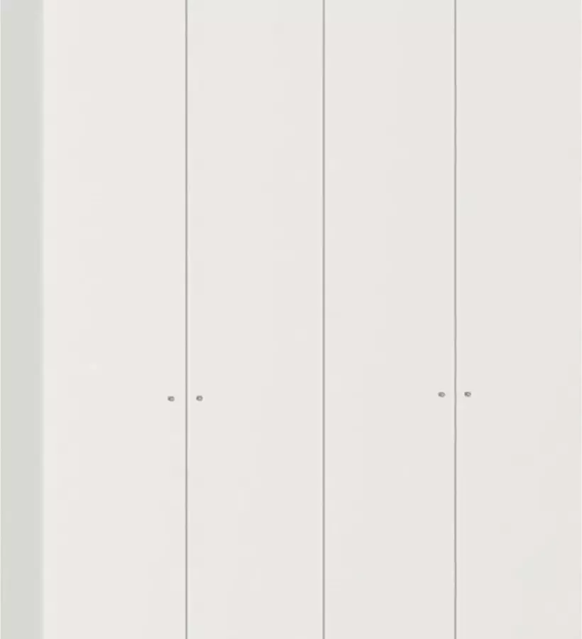 Beter Bed Select Beter Bed Spiez Draaideurkast Kledingkast met 4 Deuren 203x236x58 5 cm Wit