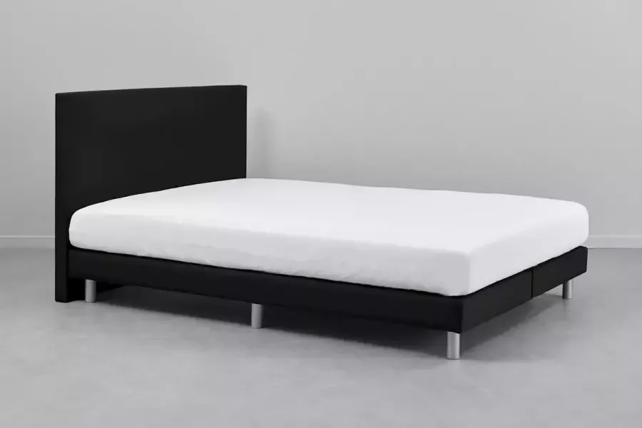 Beddenreus Basic Box Colorado met pocketveermatras Comfort X1000 90 x 200 cm zwart