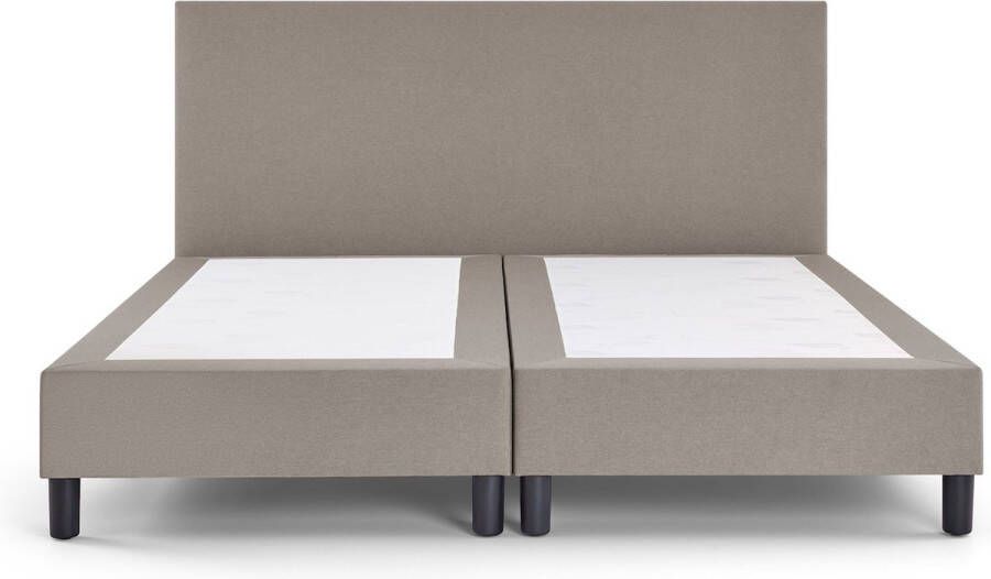 Beddenreus Comfort Box Lowen Plus vlak zonder matras 120 x 200 cm silver