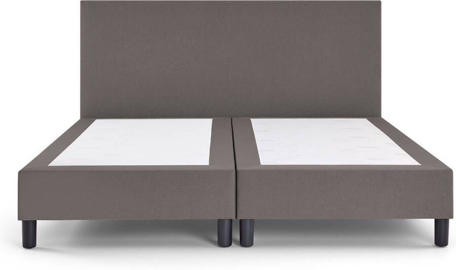 Beddenreus Comfort Box Lowen Plus vlak zonder matras 160 x 200 cm graphite
