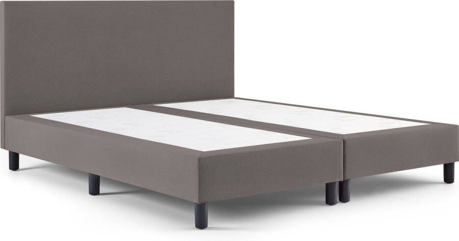 Beddenreus Comfort Box Lowen Plus vlak zonder matras 180 x 200 cm graphite