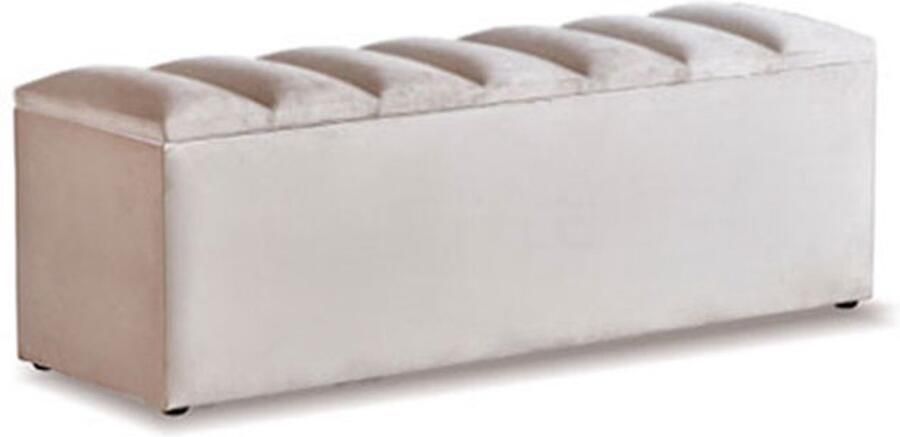 Beddenscout24 Jazzlyn Voetenbank Beige 140 cm