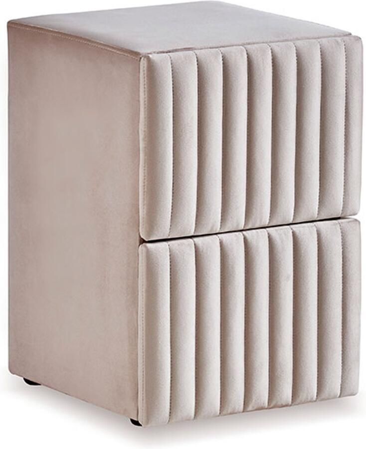 Beddenscout24 Nachtkastje Beige 60cm Jazzlyn