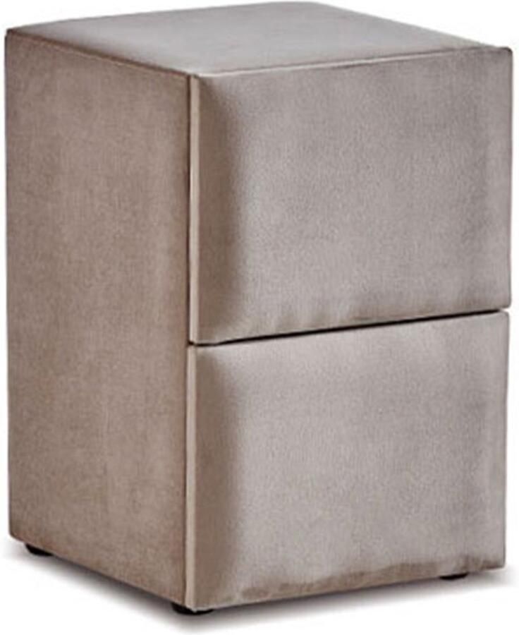 Beddenscout24 Nachtkastje beige 65cm Parma Exclusief matras en topper