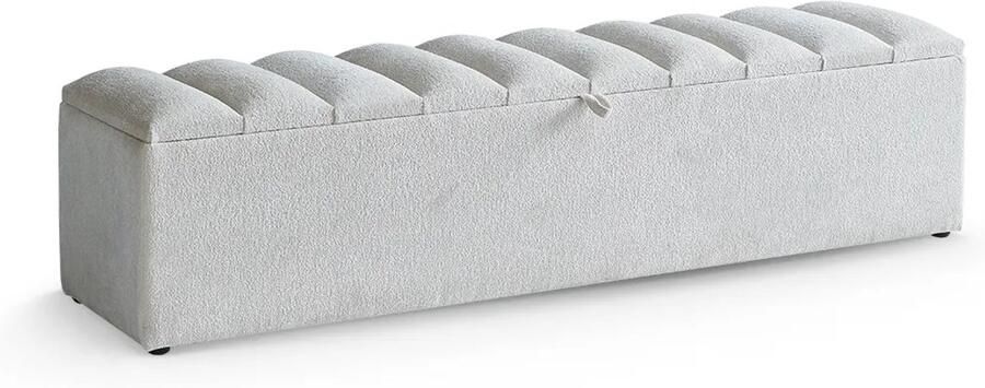 Beddenscout24 Sheraton Voetenbank 180 cm Wit 180 cm