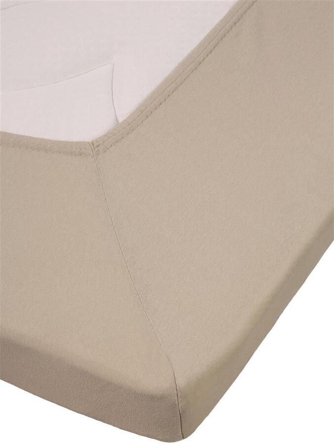 Beddinghouse Matras Hoeslaken Jersey Katoen 100% Katoen Sand 140x200cm