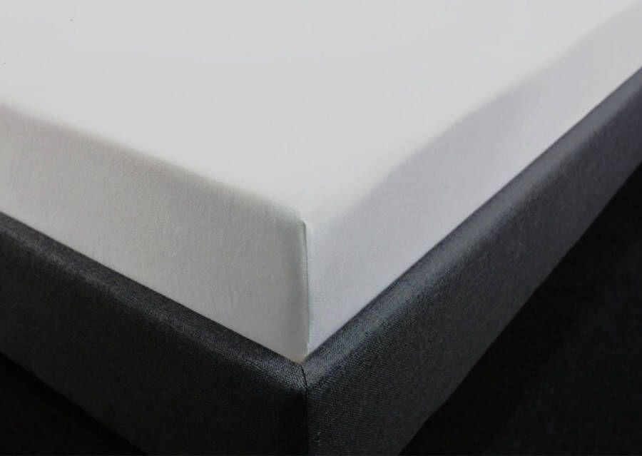 Bedlin Hoeslaken Katoen-Jersey 200 x 220 cm Boxspring Grijs