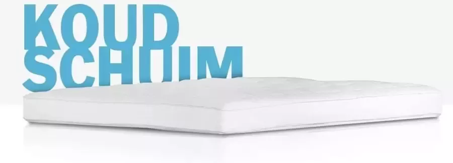 Beds online bv Koudschuim topdekmatras 6 cm 100 x 210 cm