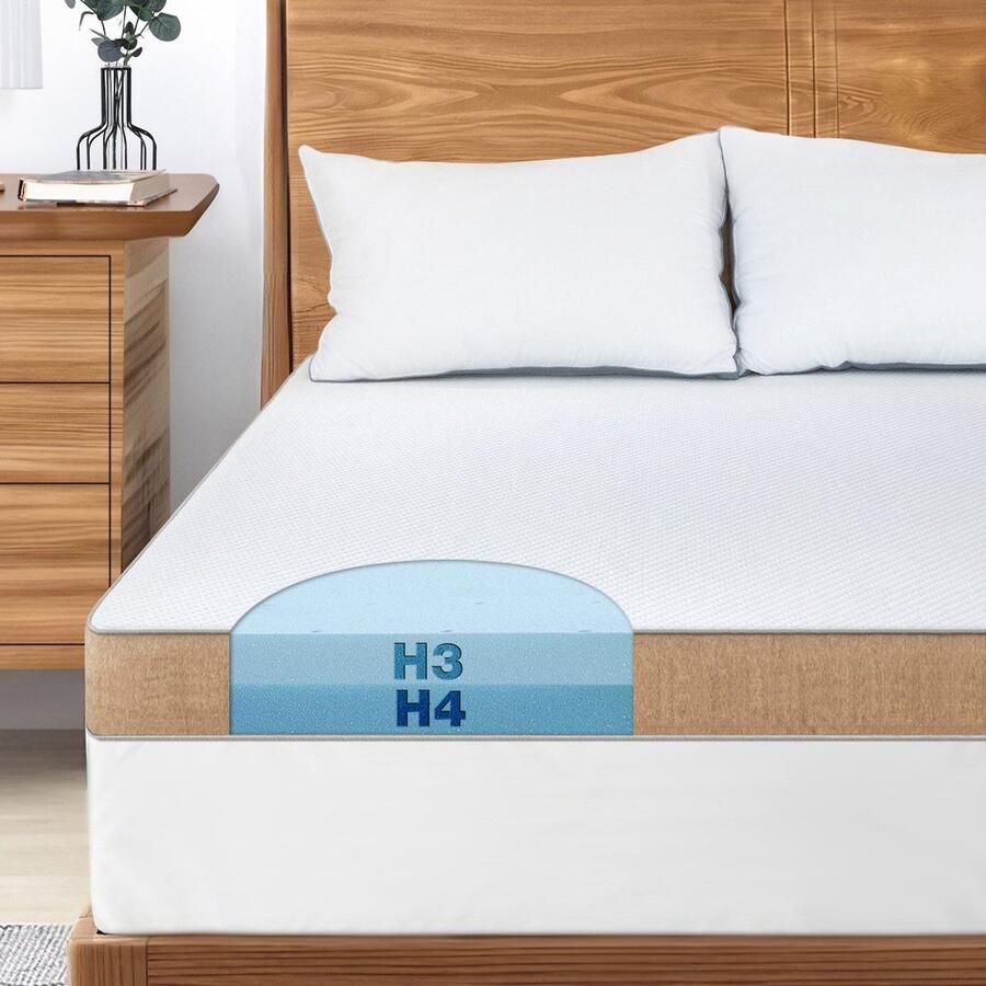 Bedstory Topmatras -Topdekmatras 90x200 7 5 cm dik H3H4 Hardheidsgraad Matras Topper met Gel Koudschuim Topper met Wasbare Hoes Matrasbeschermer voor Boxspring Ademend en Comfortabel Ergonomisch Geschikt voor Alle Slaapposities - Foto 2