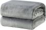 Bedsure Deken Fleece Warm Zacht in Bed Sofa Grijs 150x200cm - Thumbnail 2