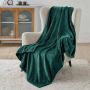 VOTOWN HOME SHOP YOLO Fleece deken Beddensprei zachte pluizige warme winterdeken voor bed- bank deken 150 x 200 cm Grijs - Thumbnail 1