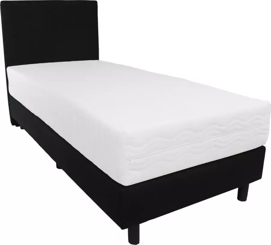Bedworld Collection 100x200 Boxspring 1 persoons Zwart